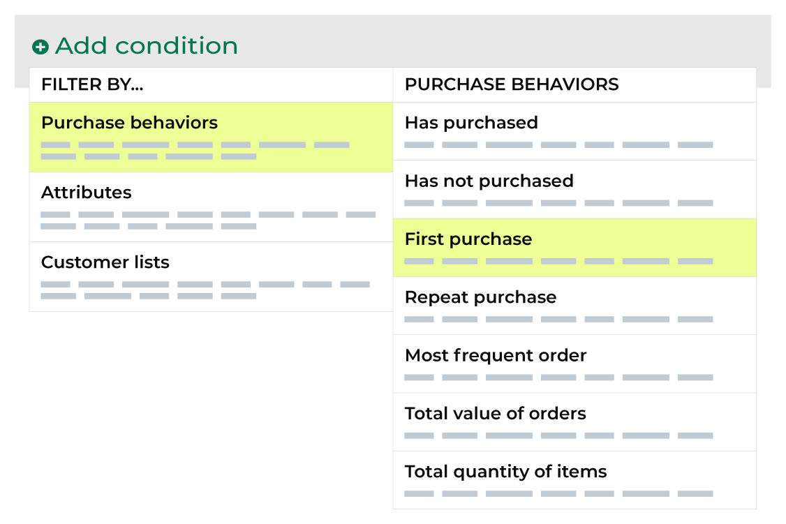 Select attributes.