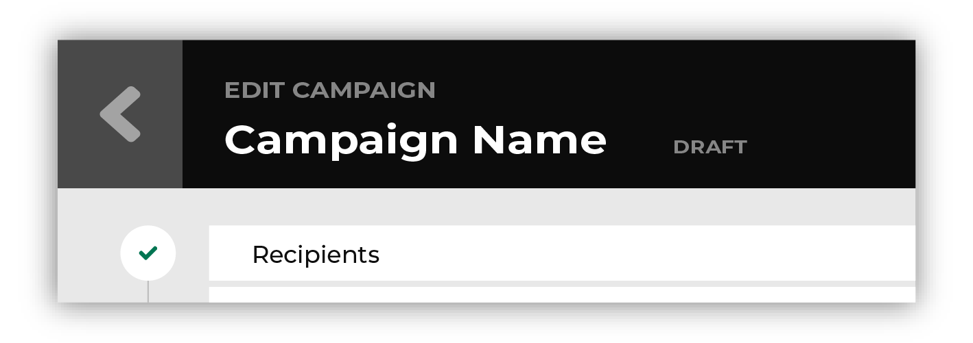 Open the campaign builder and give your campaign a name.