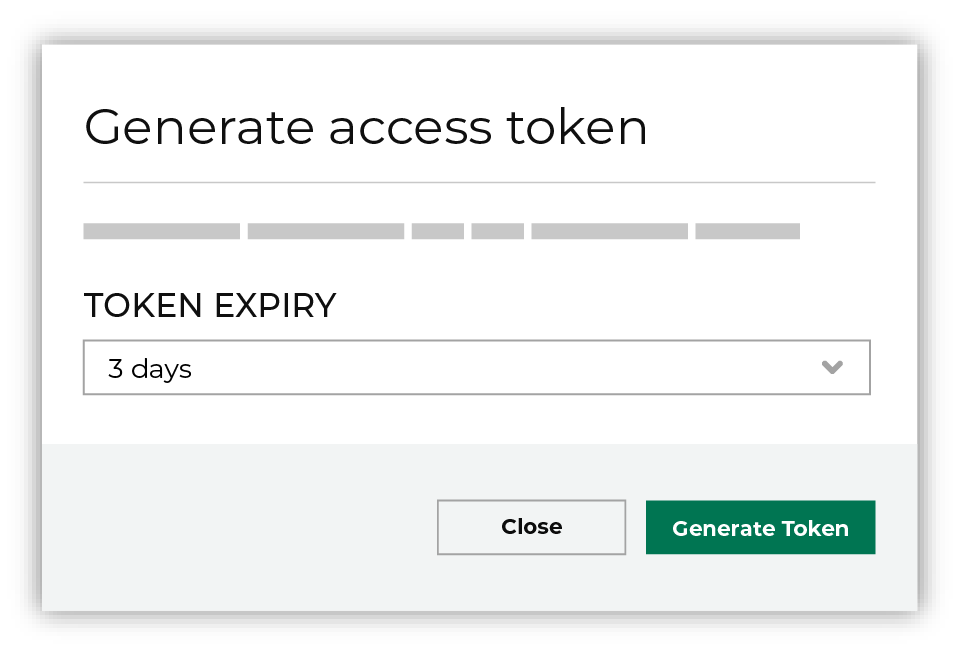 Generate an access token.