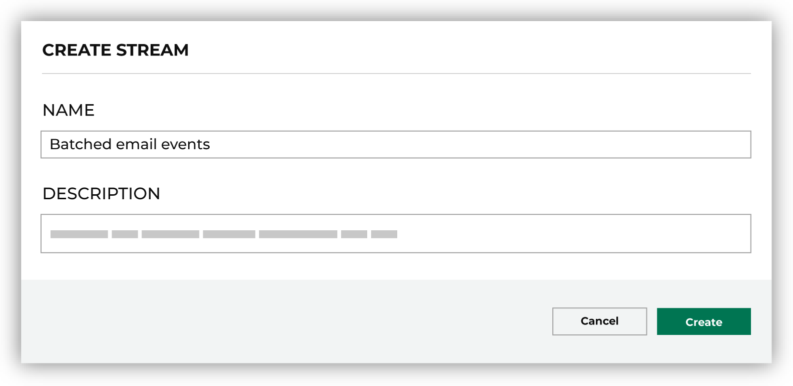 Add a name and description for the Streaming Ingest API endpoint.