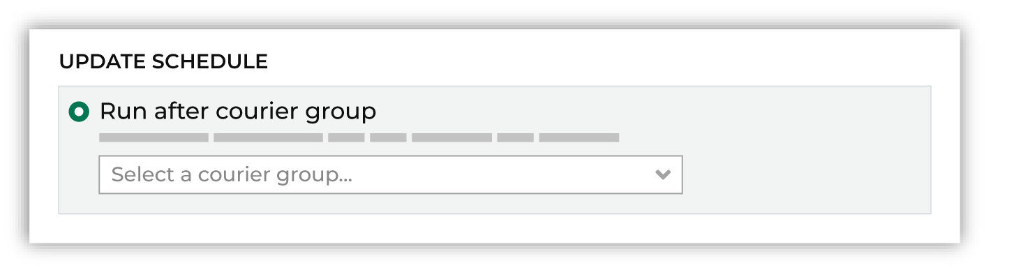 Refresh a Profile API index as part of a scheduled workgroup.
