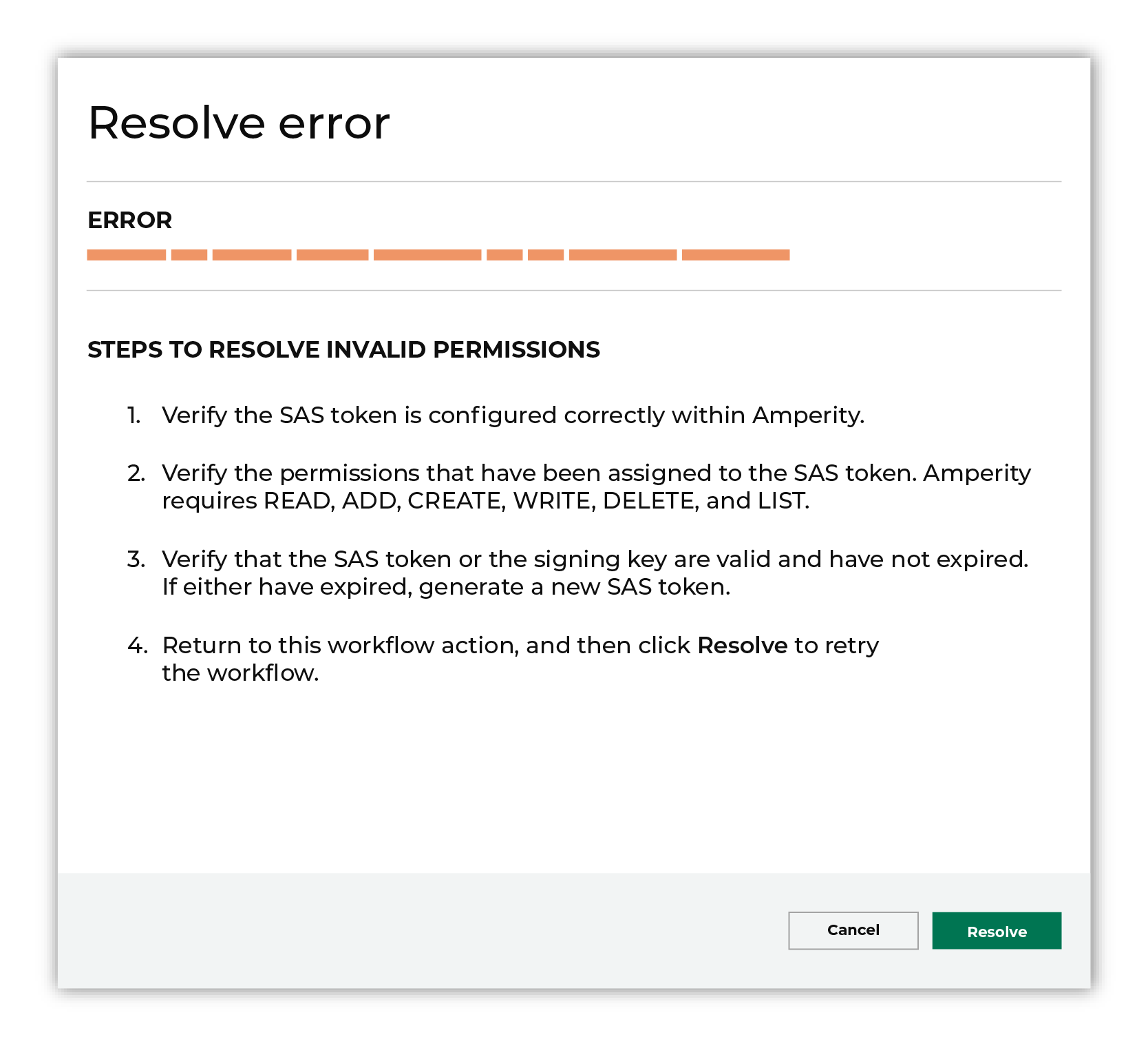 Choose a workflow action from the list of actions.