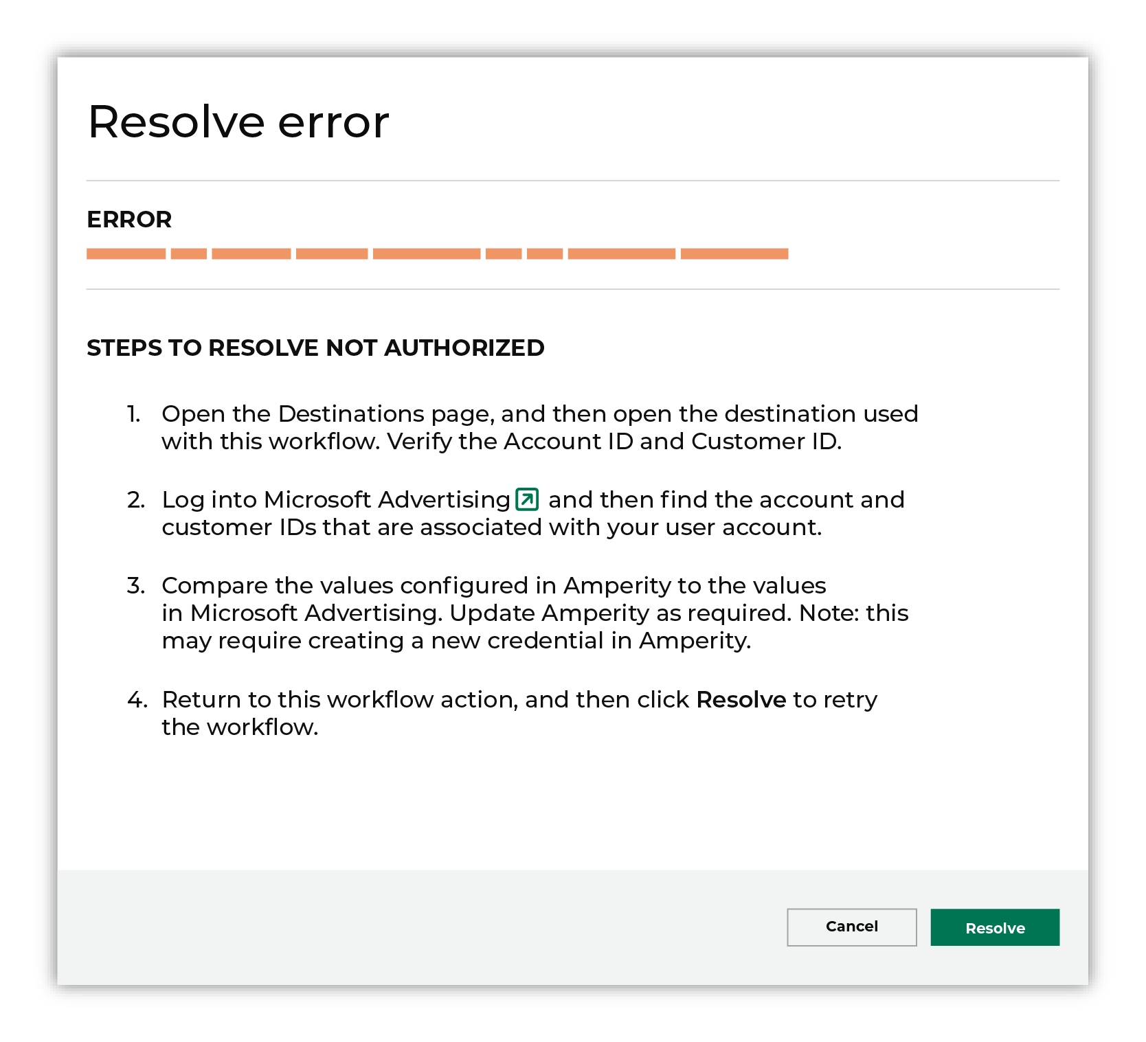 Choose a workflow action from the list of actions.