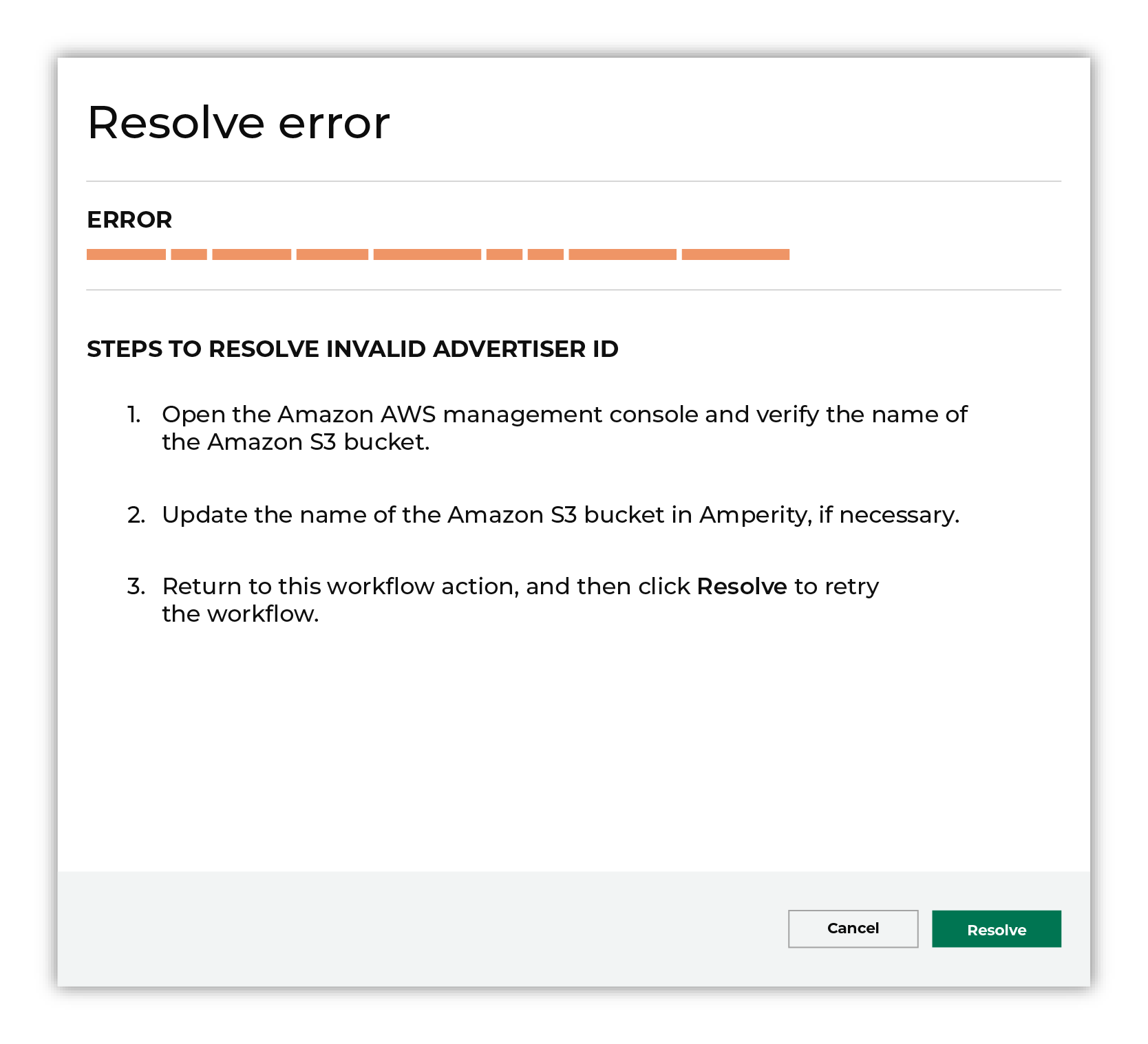 Choose a workflow action from the list of actions.