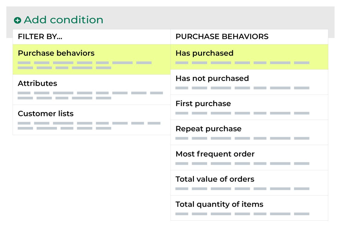 Select attributes.