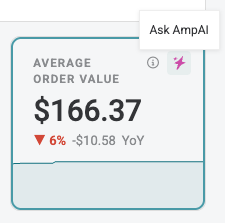 The Ask AmpAI control on a Signal card.