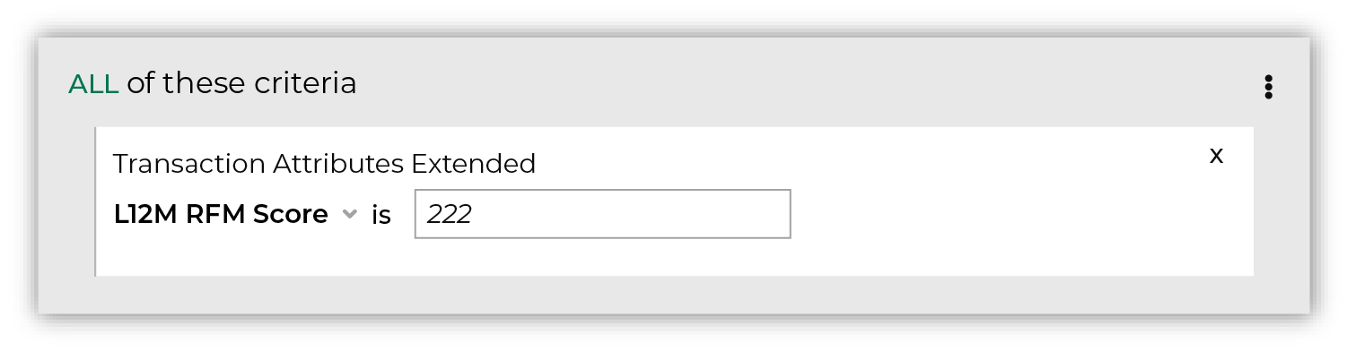Find your lowest value customers using the monetary component of RFM scores.