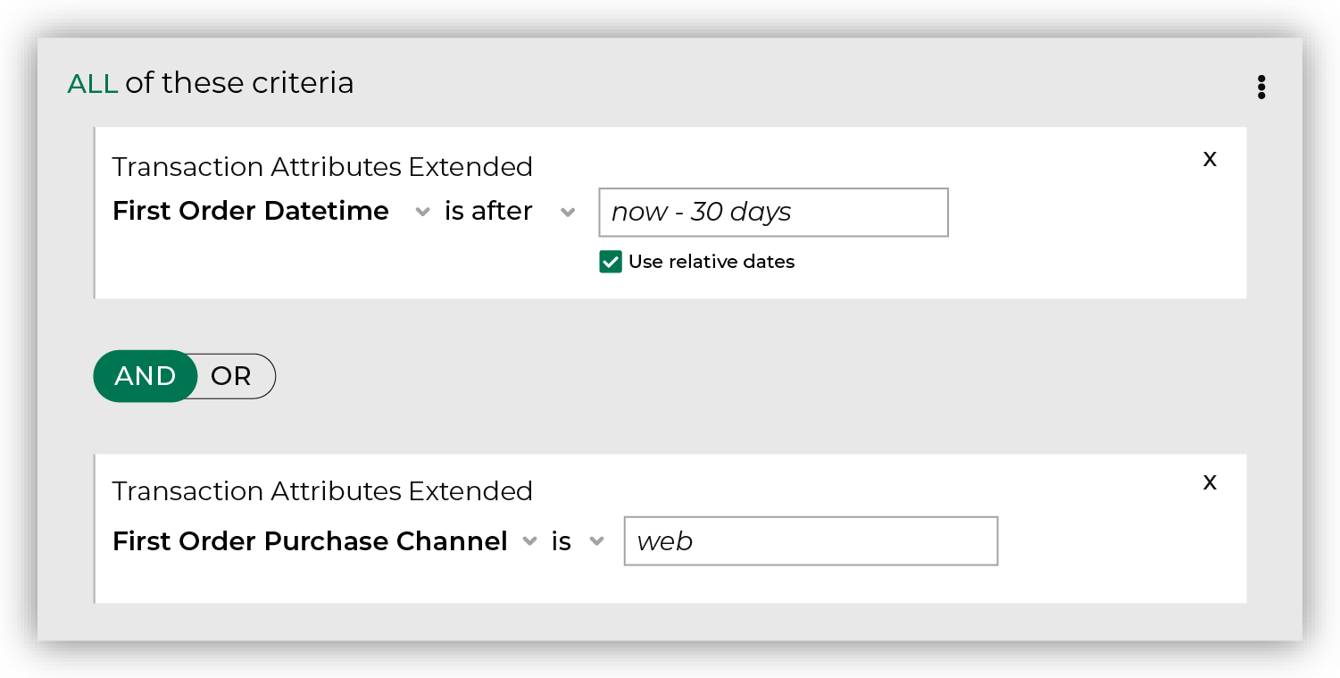 Find customers who have purchased from your website.